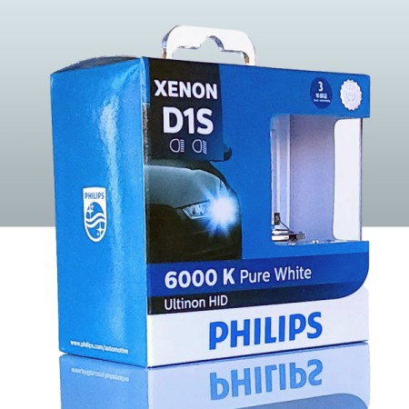 PHILIPS - D1S - Ultinon HID Xenon Bulbs - PAIR - Overnight Express Delivery Included